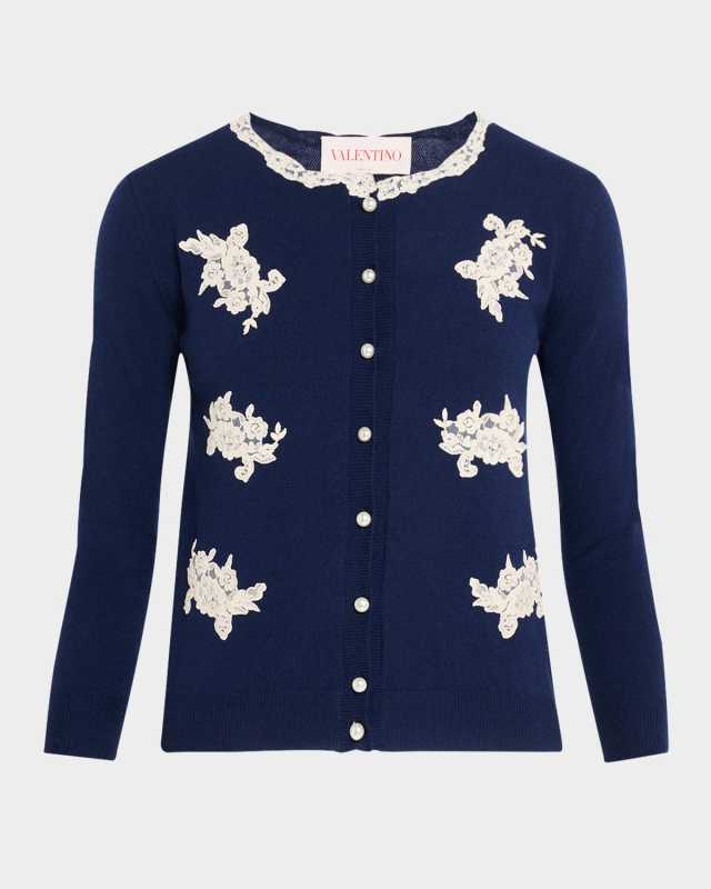 Lace Wool Cardigan